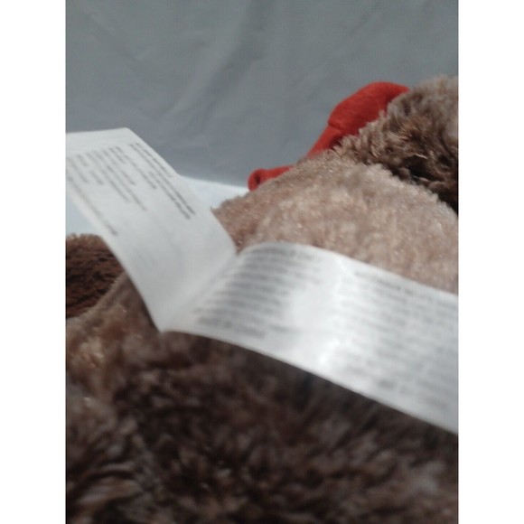 Fiesta Fuzzy Folk Bean Bag Moose Dakota 22" Plush Stuffed Animal Valentines Toy - Picture 7 of 8